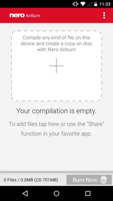 Nero AirBurn android App screenshot 4